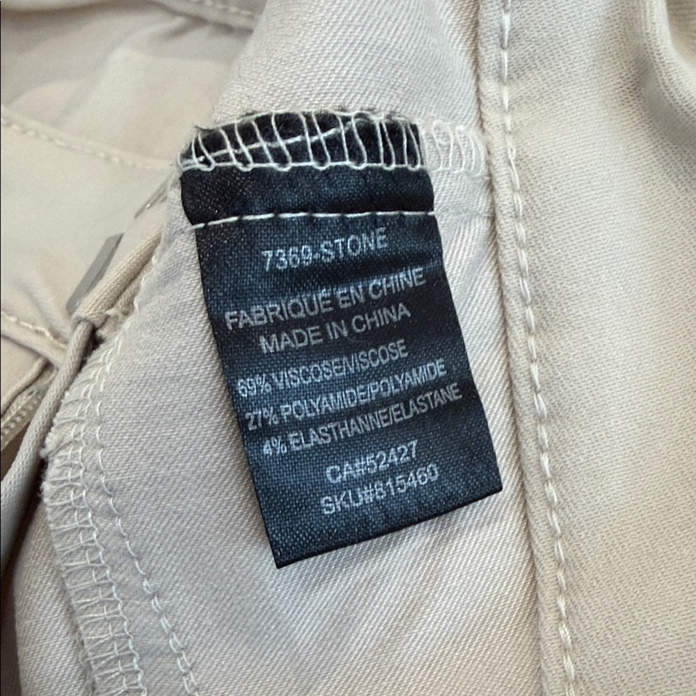 Lily Morgan Women’s Beige Skinny Pants – Stretch – Size 10 - Picture 4 of 9